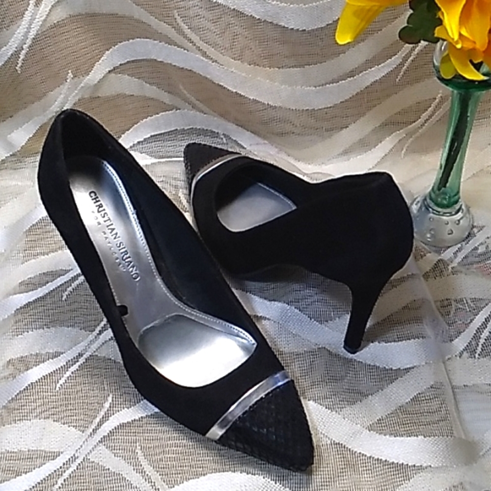LIKE NEW- Christian Siriano High Healed Shoes- (Womans size 8)